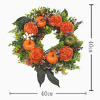 Wreath Autumn Artificial Weather-Resistant Indoor & Outdoor