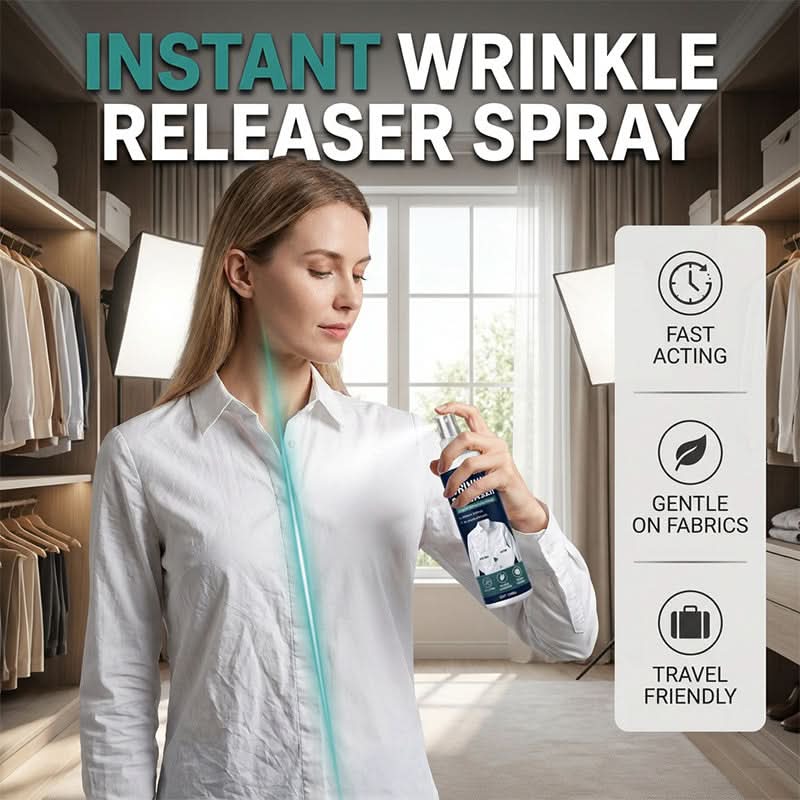 Wrinkle Releaser Spray Instant Travel-Friendly Anti-Static