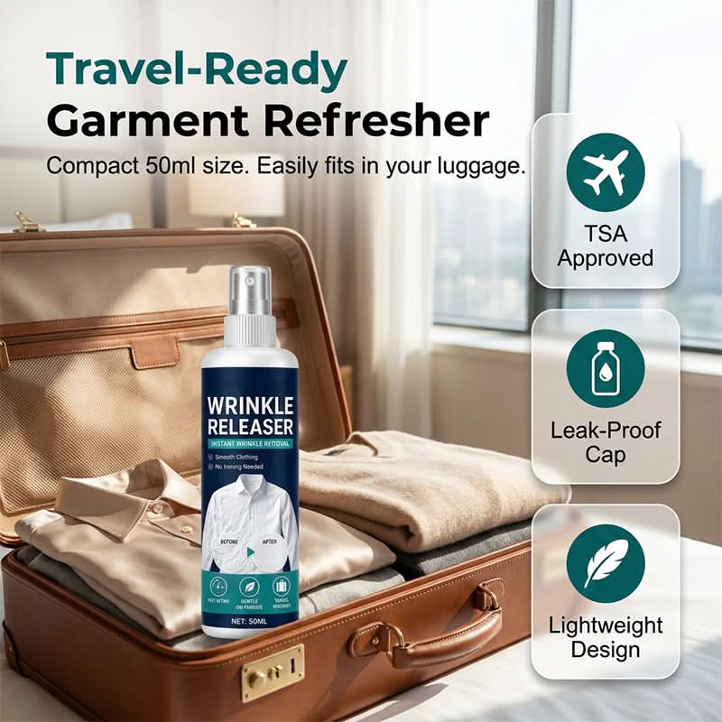 Wrinkle Releaser Spray Instant Travel-Friendly Anti-Static