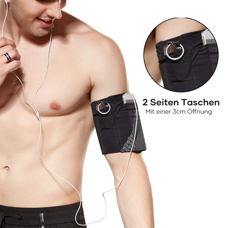 Wristband Phone Holder Reflective Stretch Polyester