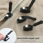Zipper Pulls Tool-Free Clamp Metal Screw 6-Piece