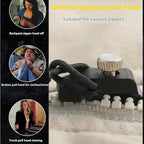 Zipper Pulls Tool-Free Clamp Metal Screw 6-Piece