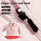 Zipper Pulls Tool-Free Clamp Metal Screw 6-Piece
