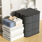 Zippered Storage Bag Tear-Resistant Nonwoven Reinforced Handles