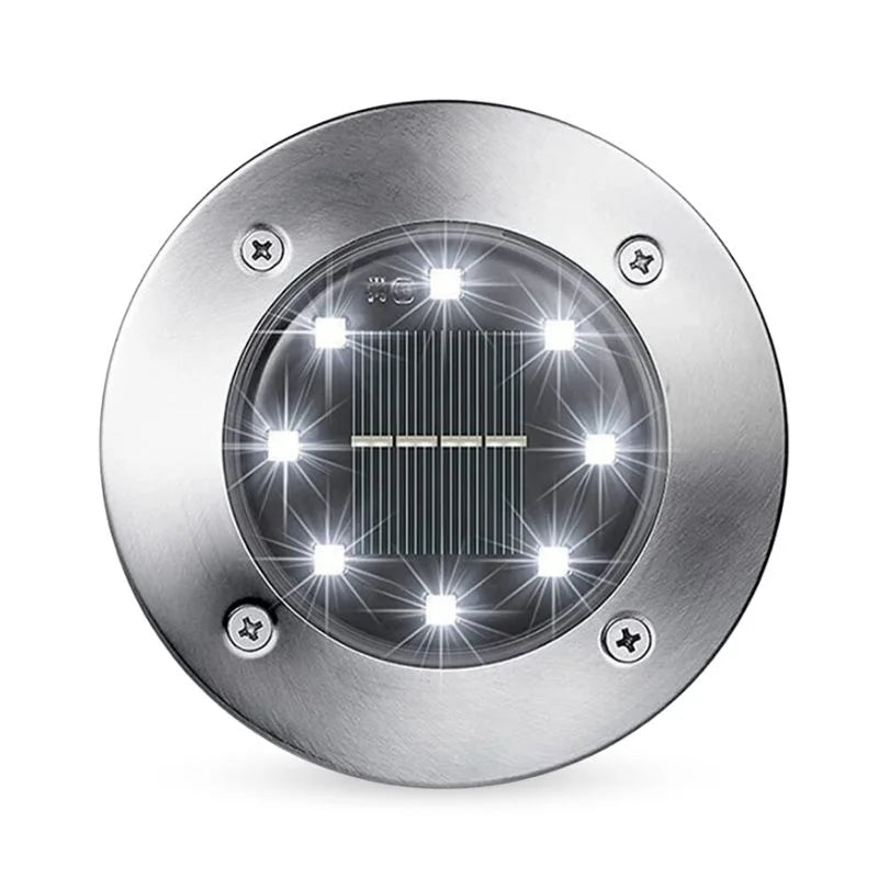 Ground-Mounted Solar Path Lights