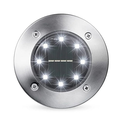 Ground-Mounted Solar Path Lights