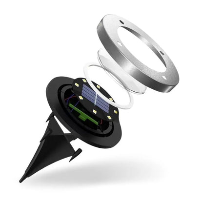 Ground-Mounted Solar Path Lights