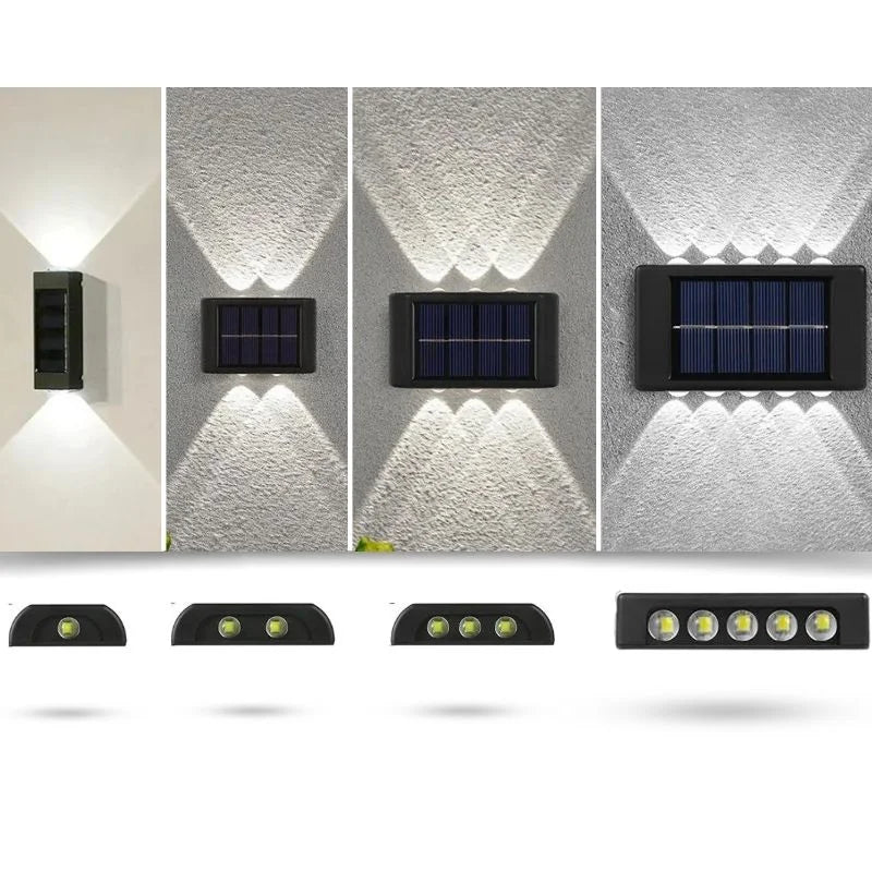 Exterior Solar Wall Light Panel