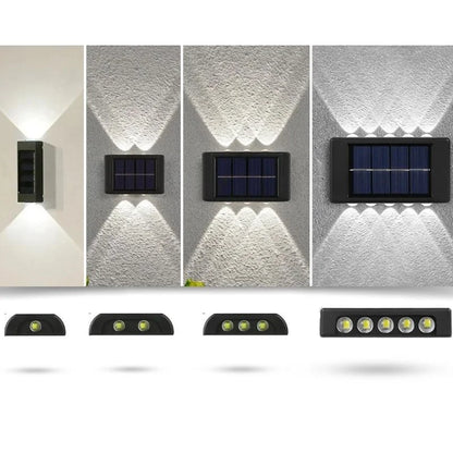 Exterior Solar Wall Light Panel