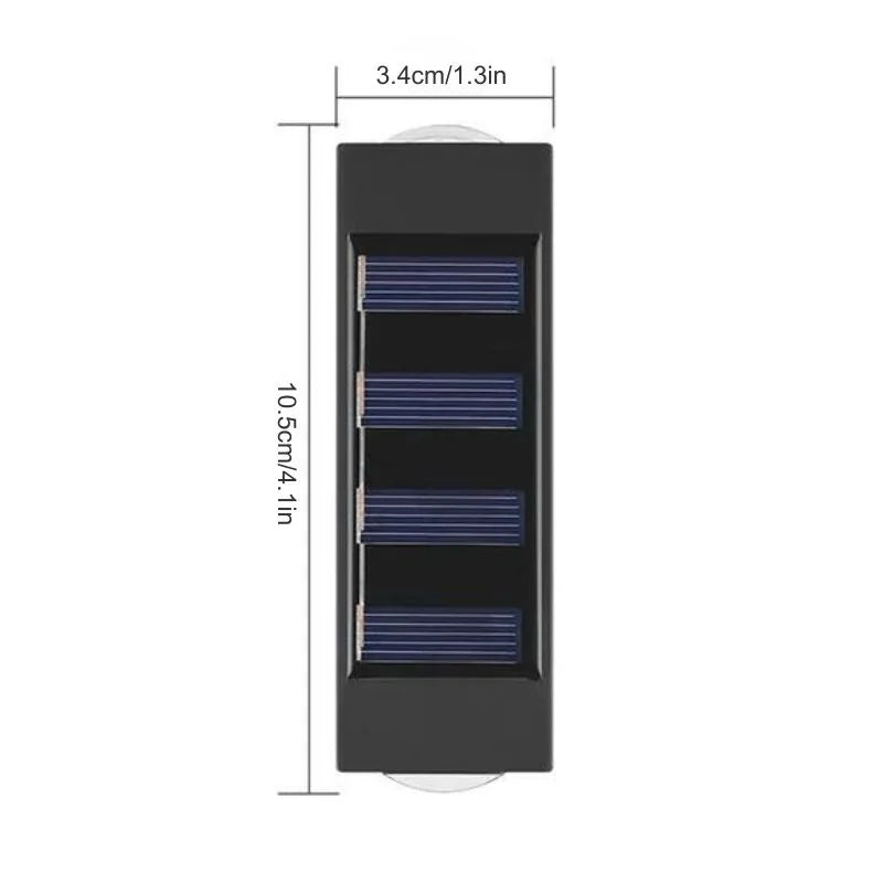 Exterior Solar Wall Light Panel