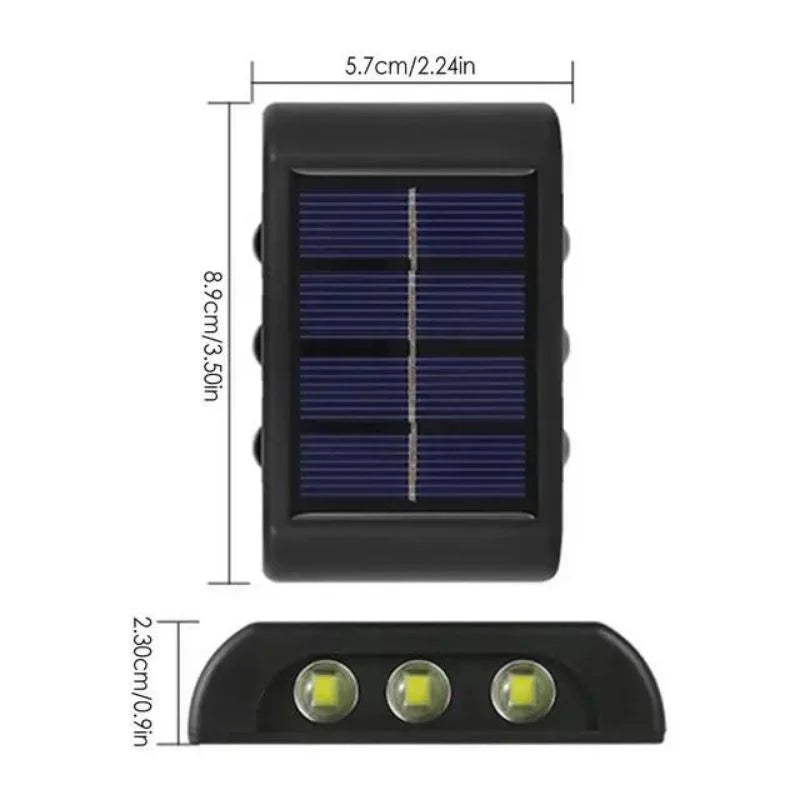 Exterior Solar Wall Light Panel