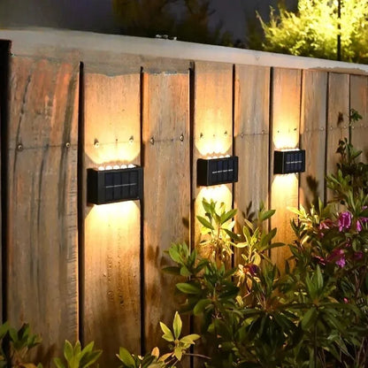 Exterior Solar Wall Light Panel