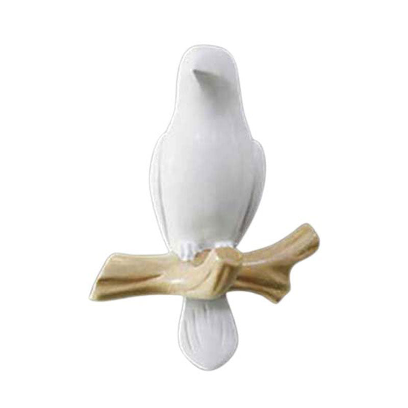 Perched Bird Metal Wall Ornament