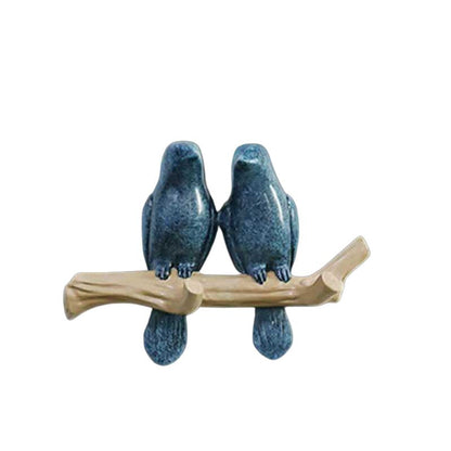 Perched Bird Metal Wall Ornament