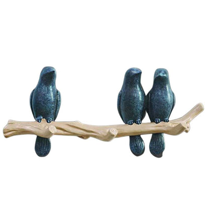 Perched Bird Metal Wall Ornament