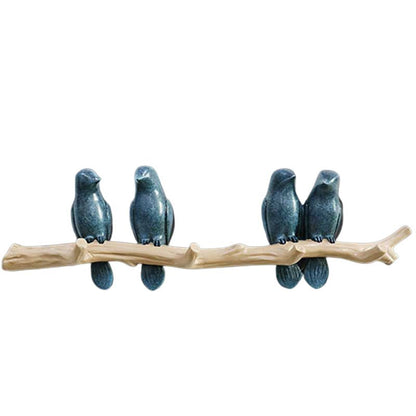 Perched Bird Metal Wall Ornament