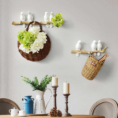 Perched Bird Metal Wall Ornament