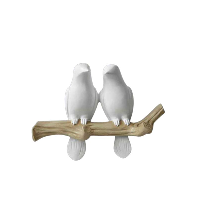 Perched Bird Metal Wall Ornament