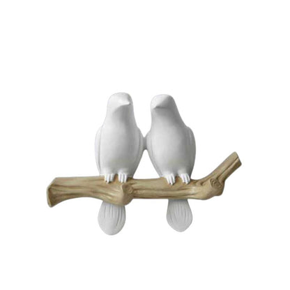Perched Bird Metal Wall Ornament