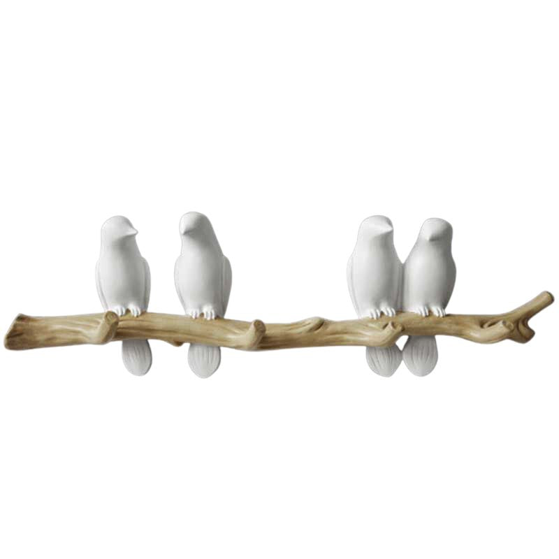 Perched Bird Metal Wall Ornament