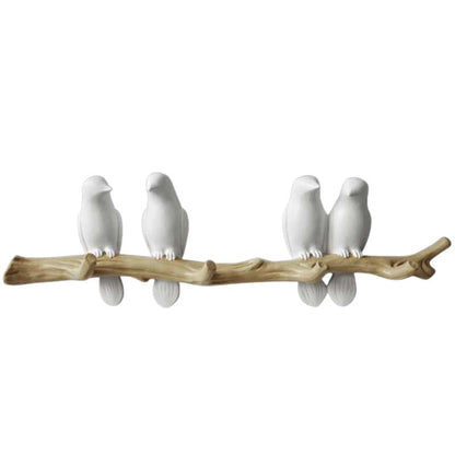 Perched Bird Metal Wall Ornament