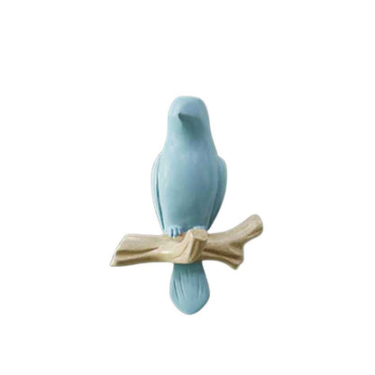 Perched Bird Metal Wall Ornament