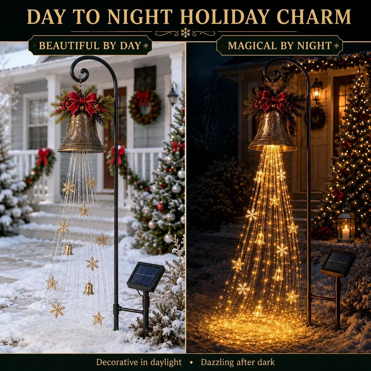 Christmas Light Stake Swirling LED Outdoor Decor