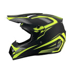 Dirt Bike Helmet Full Face Adjustable Visor Reinforced Chin Guard