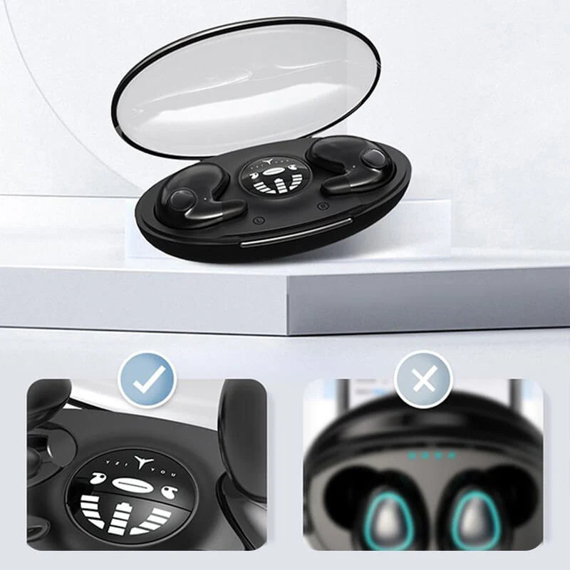 Sleep Earbuds For Side Sleeping Bluetooth 5.3 IPX5 Water-Resistant