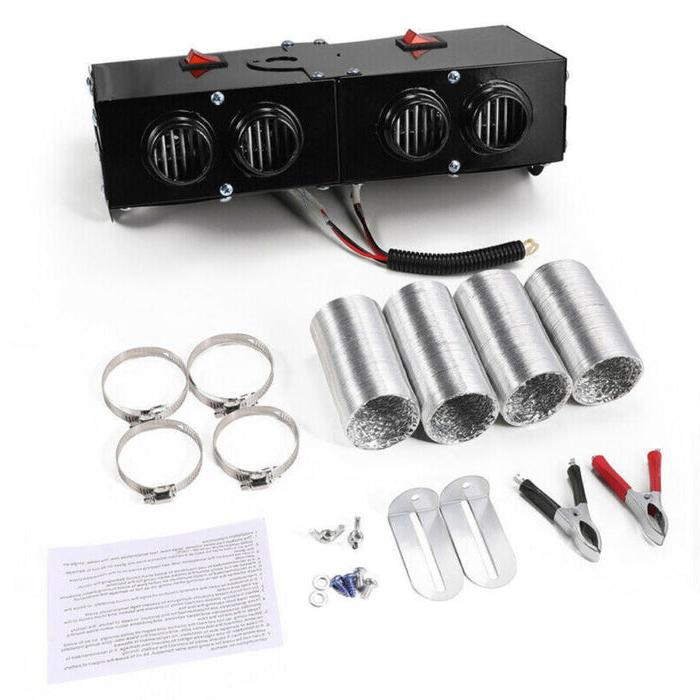 Car Heater & Defroster 500W 12V Four Outlets