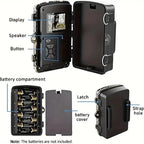 Wildlife Camera 12MP Night Vision Weatherproof