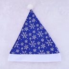 Santa Hat Soft Fleece Faux Fur Trim Pom-Pom
