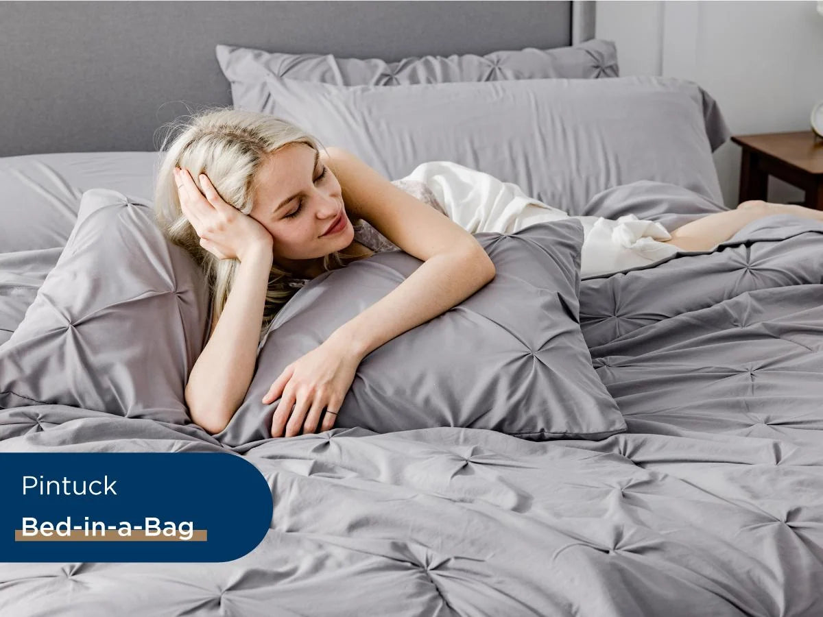 Comforter Set Lightweight Microfiber All-Season Comfort