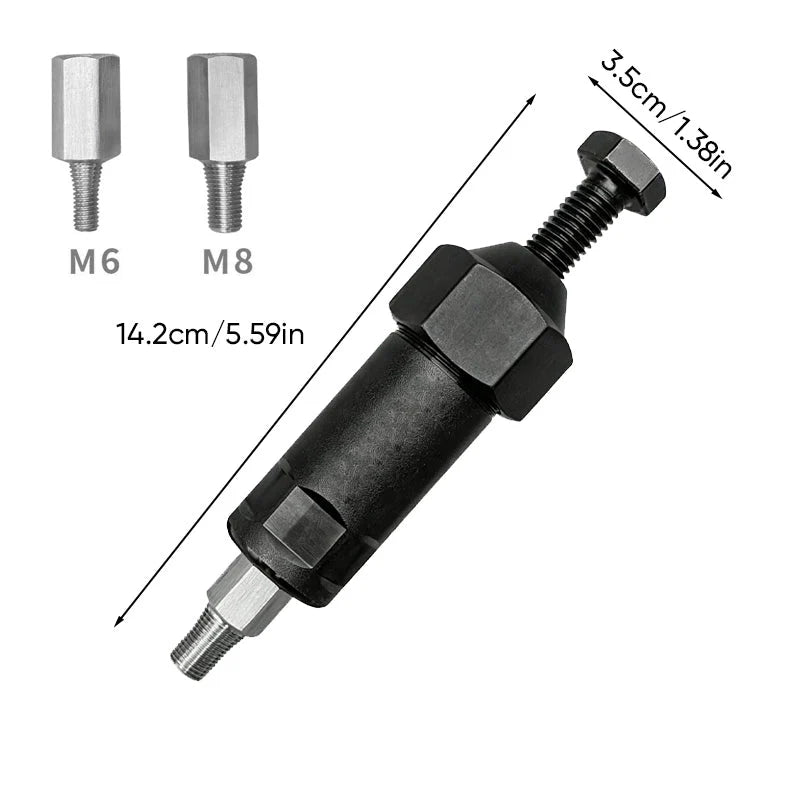 Grease Fitting Cleaner Tool M6/M8 Adapters Long & Short Rod Options