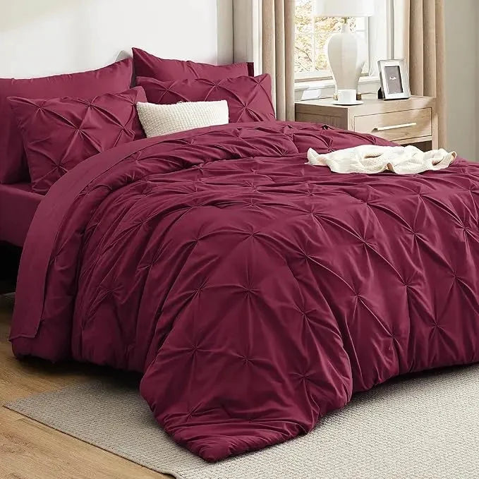 Comforter Set Lightweight Microfiber All-Season Comfort