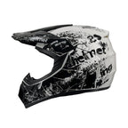 Dirt Bike Helmet Full Face Adjustable Visor Reinforced Chin Guard