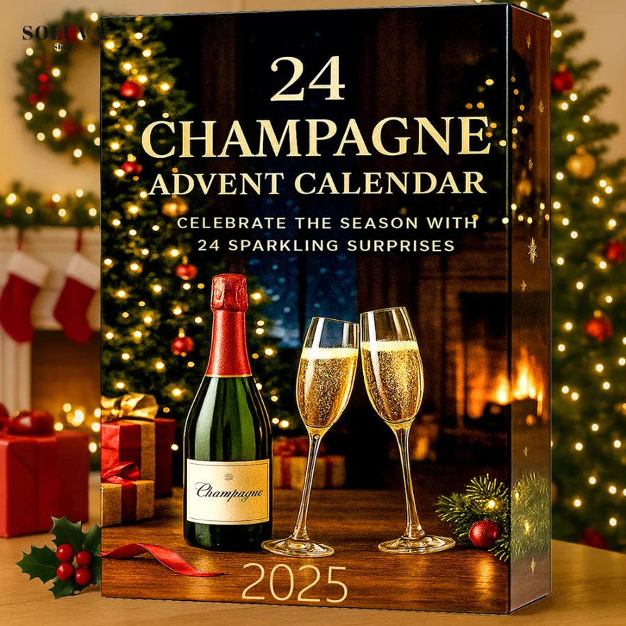 Advent Calendar 24-Day Decorative Alcohol-Free Bottles