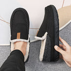 Men’s Slippers Synthetic Wool Loafer Style Machine Washable