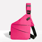 Crossbody Bag RFID-Blocking Cut-Resistant Strap Water-Repellent Fabric