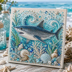 Pearl Mosaic Craft Kit 3D Ocean Animal Designs