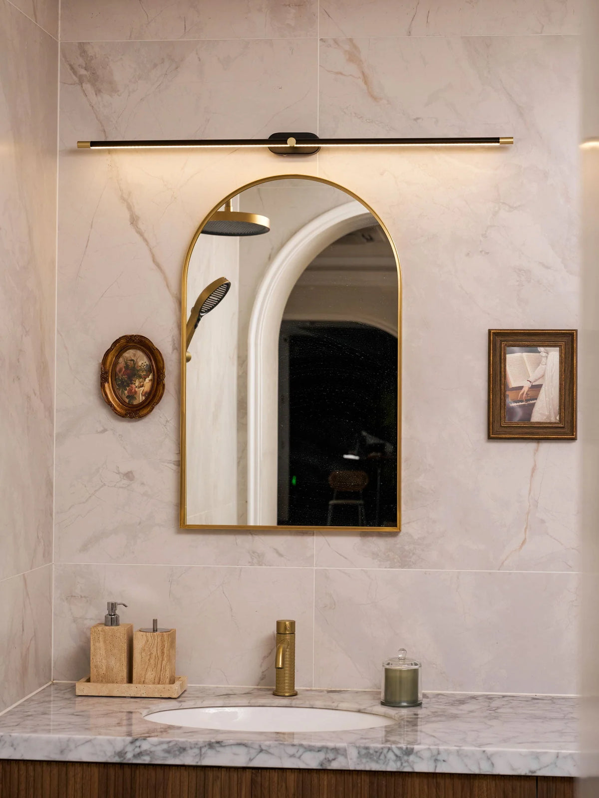 Wall Sconce USB Rechargeable 3-Color Light Remote Dimming
