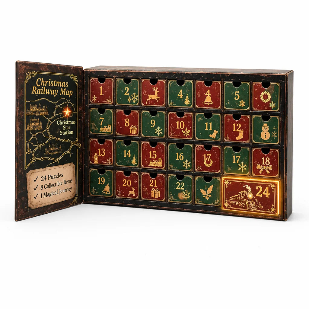 Puzzle Advent Calendar 24-Day Escape Room Puzzles