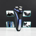 Electric Shaver Flexible 3D Head Precision Blades LED Display