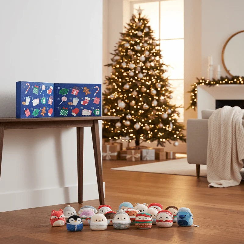 Advent Calendar 24-Day Christmas Countdown 24 Collectible Figures