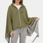 Wearable Heated Blanket USB-Powered Three Heat Settings Fleece-Lined