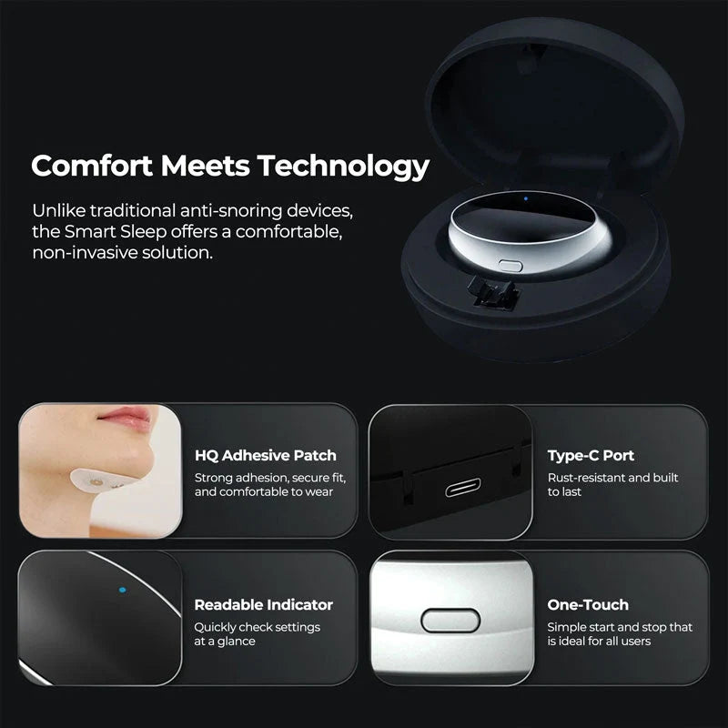 Anti-Snoring Chin Clip Soft Adjustable Lightweight Support
