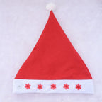 Santa Hat Soft Fleece Faux Fur Trim Pom-Pom