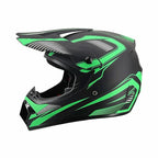 Dirt Bike Helmet Full Face Adjustable Visor Reinforced Chin Guard