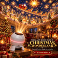 Christmas Light Projector Moving Scenes USB Powered Compact Design