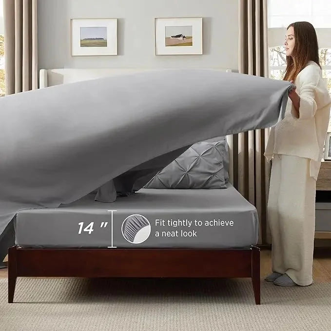 Comforter Set Lightweight Microfiber All-Season Comfort